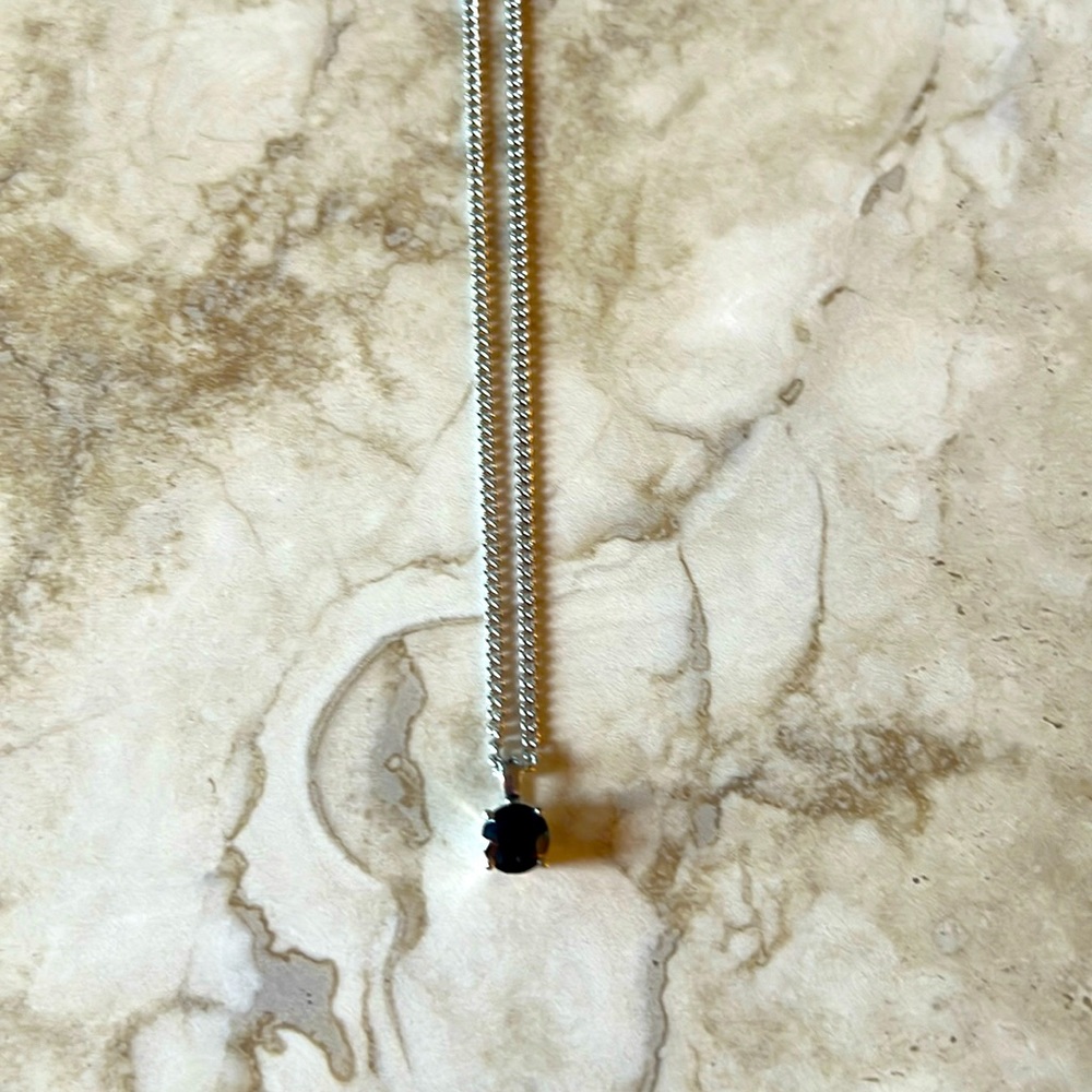 Black Spinel Necklace